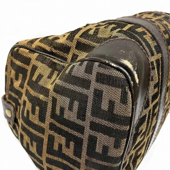 FENDI Zucca pattern Boston bag handbag for women - Picture 4 of 9